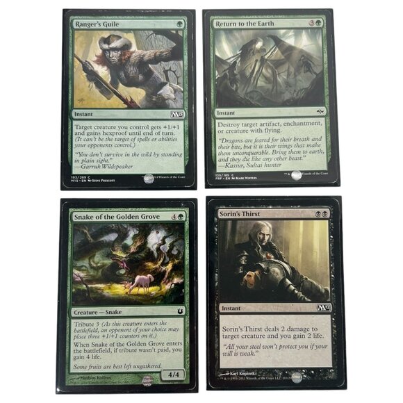 Magic The Gathering MTG Cards Lot of 25 In Sleeves Variety No Duplicates - Picture 7 of 10